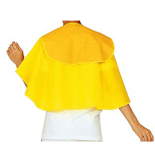 ワコウ ダブルケープ 袖無 イエロー