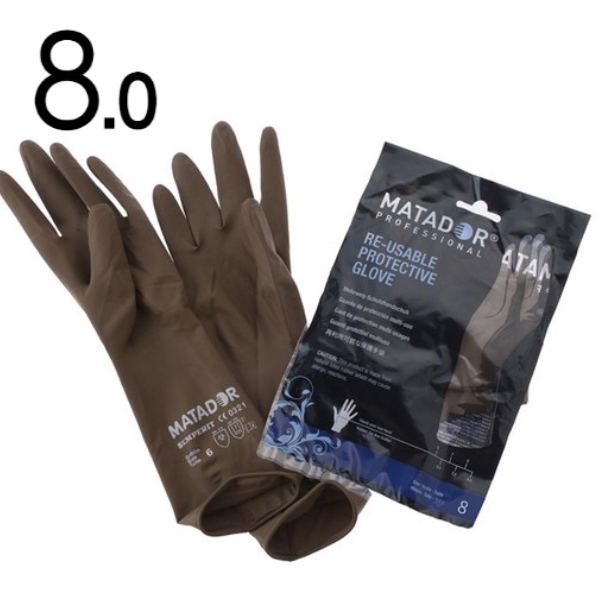マタドールゴム手袋 8インチ
