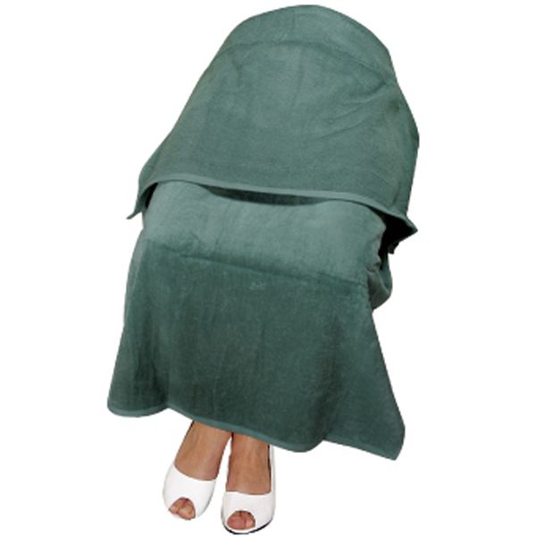 おひざかけ＆バスタオル グリーン