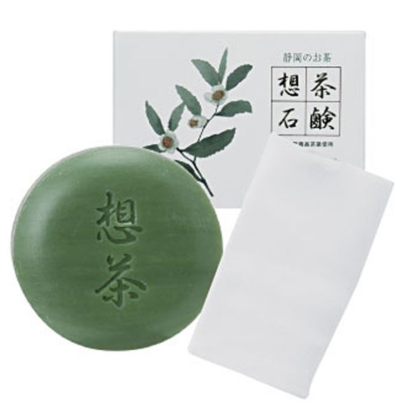 想茶石鹸(ネット付) 100g
