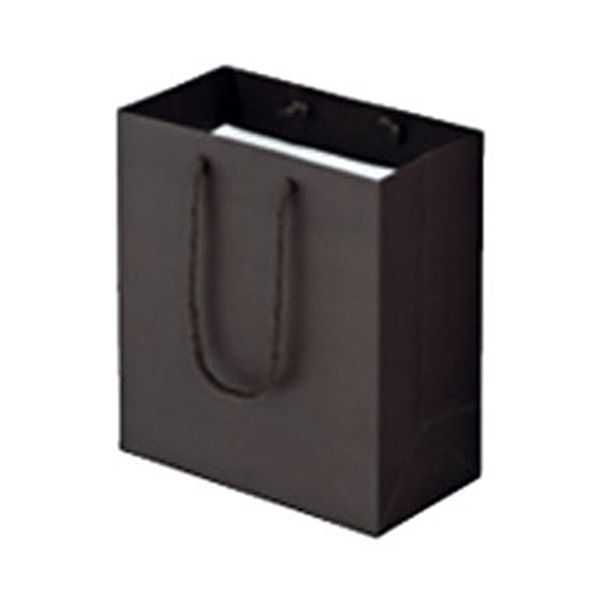 マットコート手提げ袋 10枚入 S(ブラック )