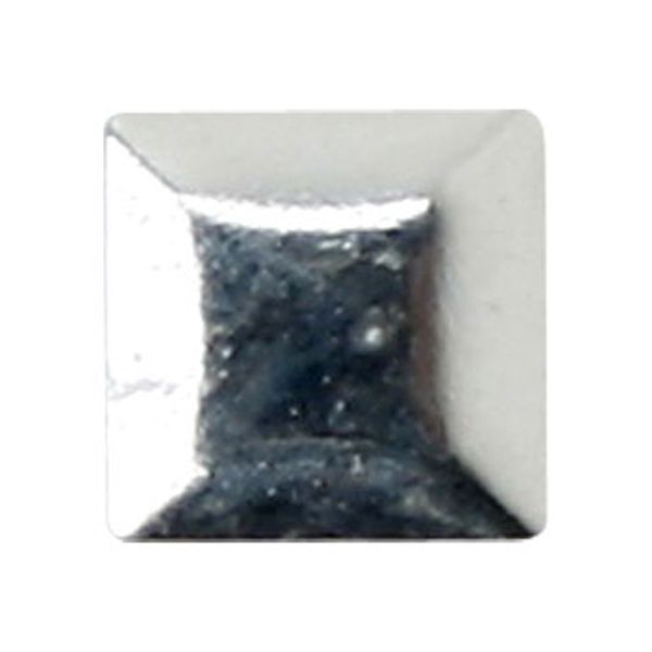 ピアドラ スタッズ メタルスクエア シルバー