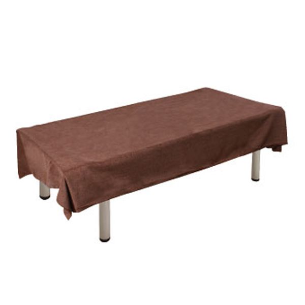 マイクロファイバーベッドタオル ブラウン