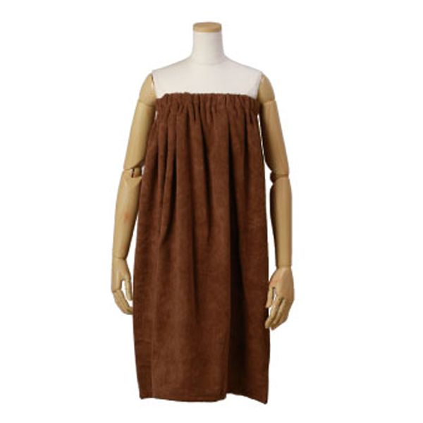 マイクロファイバーラップガウン ブラウン