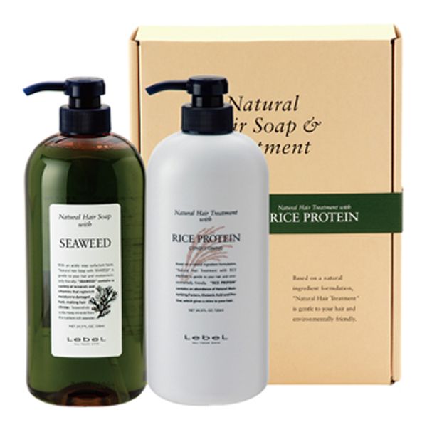 ルベル ナチュラルヘアソープシーウィード&トリートライスプロテインギフトセット