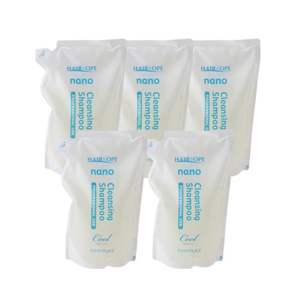 サニープレイス ヘア・オペ ナノ クレンジングシャンプー クール  4L(レフィル 800ml×5)