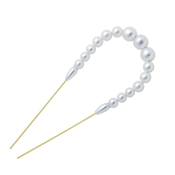 小粒パールのUピン髪飾り 3本セット