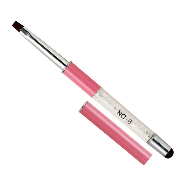 ストーンペン付ダイヤモンドジェルブラシ ピンク