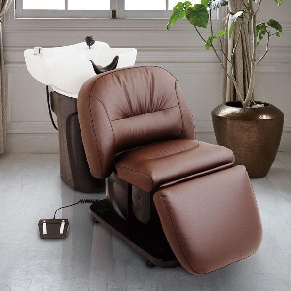 バーバラ シャンプーユニット&Sボールスタンドセット ダークブラウン