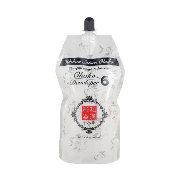 日本グランデックス 和漢彩染 十八番デベロッパー 6％ 1L