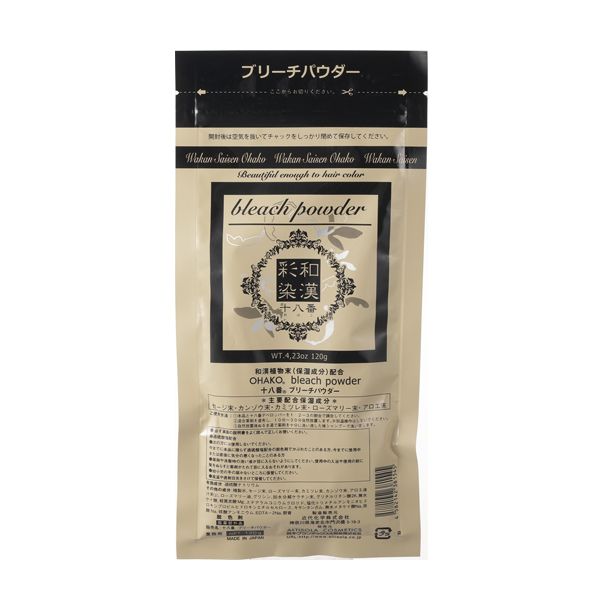 日本グランデックス 和漢彩染 十八番ブリーチパウダー  120g