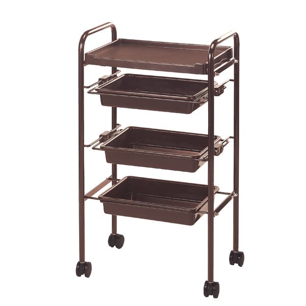 RC-40 ワゴン 4段 ブラウン