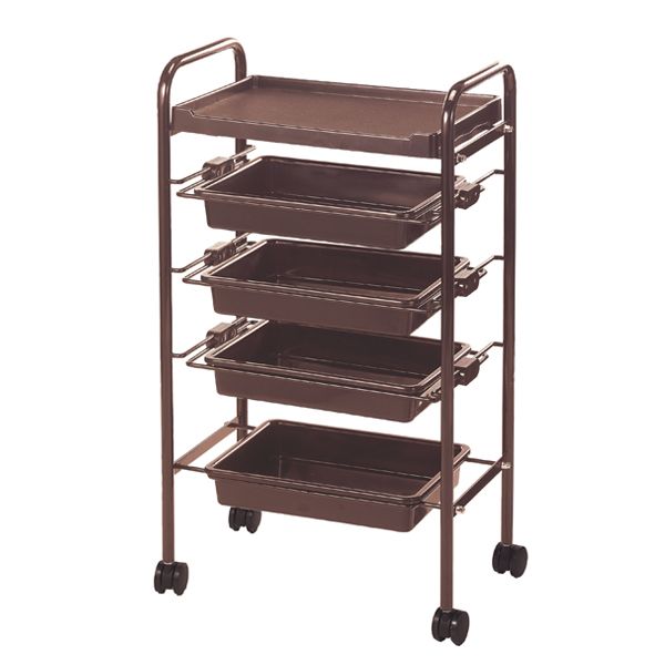 RC-50 ワゴン 5段 ブラウン