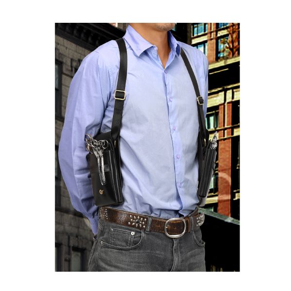 ホルスターショルダーシザーケース(4丁差＋3丁差)