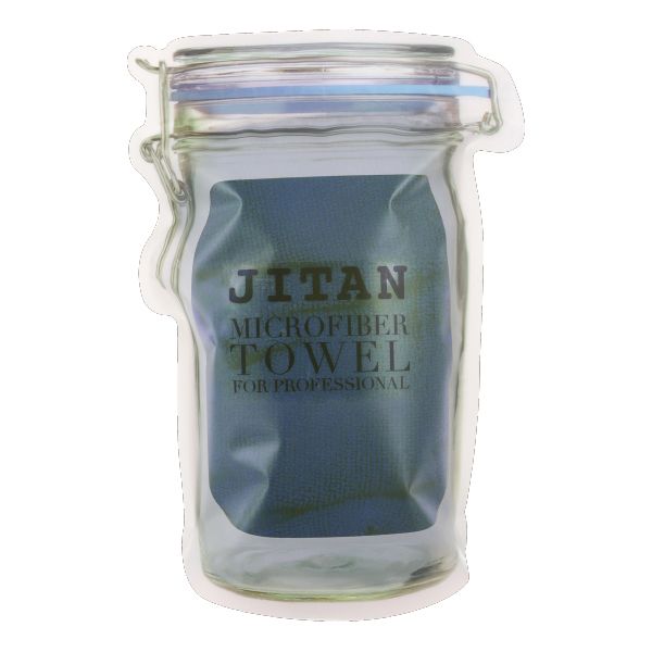JITANマイクロファイバータオル(1枚入) ネイビー