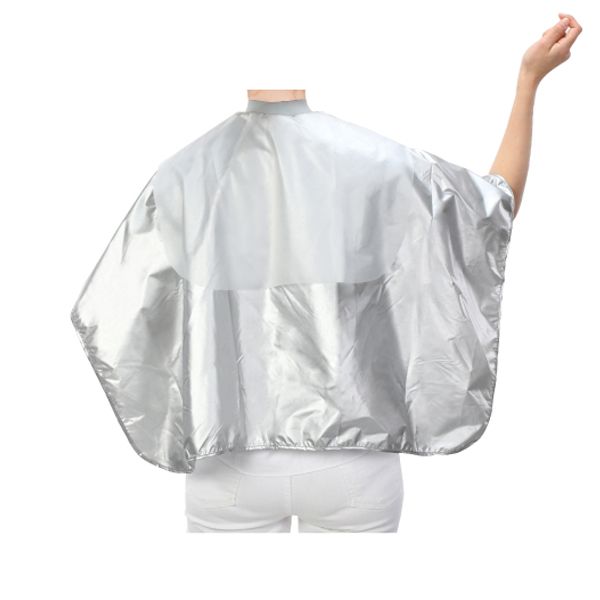 首にぴったりフィットするシャンプーケープシルバー