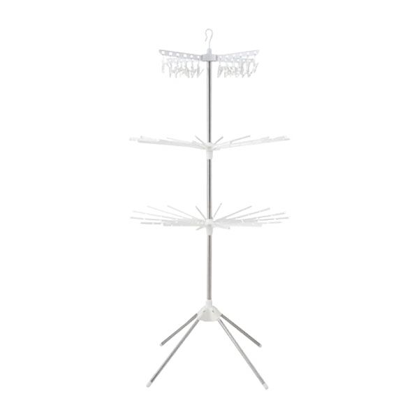 天馬ポーリッシュ 組立式スタンド物干し パラソル型  3段
