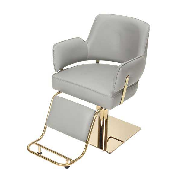 スタイリングチェア BA-01(シート+ベース) グレイ【送料込み】
