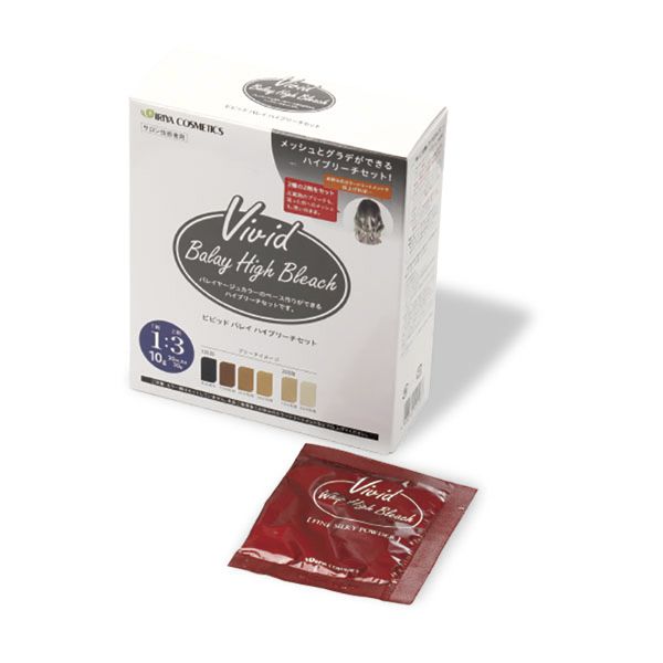 イリヤ ビビッドバレイ ハイブリーチセット 10g×5袋＋オキシジェントクリーム90ml+OXワックス60g