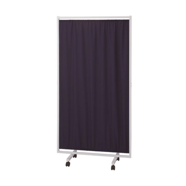 西村製作所 抗菌衝立スクリーン アミカルキャスターS ネイビーブルー