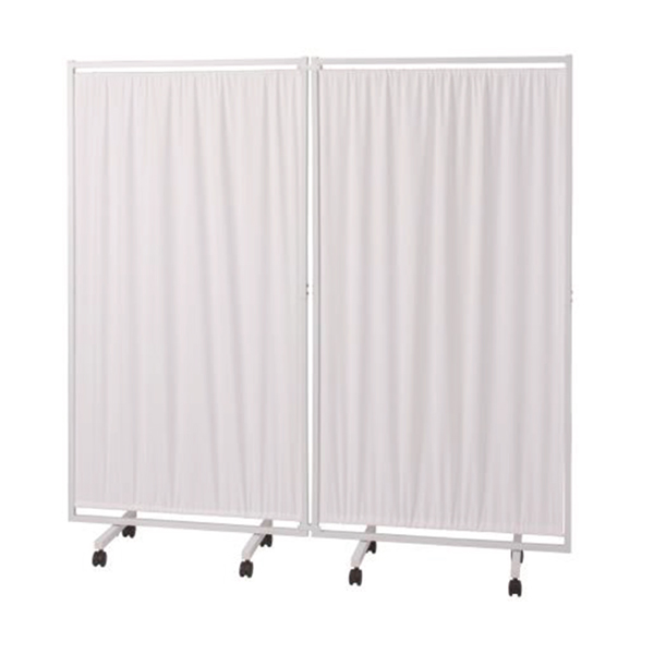 西村製作所 抗菌衝立スクリーン アミカルキャスターW ホワイト