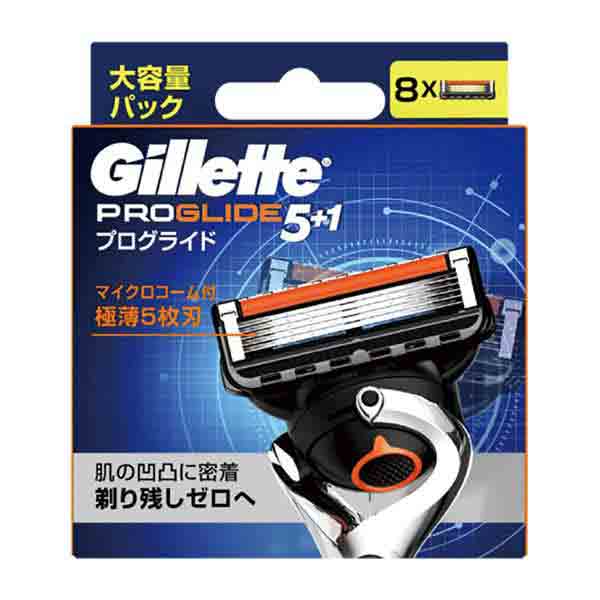 ジレット フュージョン プログライドマニュアル替刃8B(8個入)