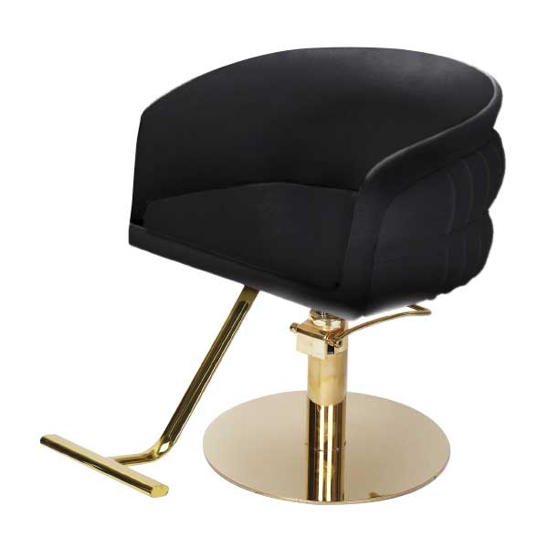 スタイリングチェアCO-01 ブラック(シート+ベース)【送料込み】