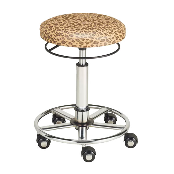 スターカッティングチェア ヒョウ柄