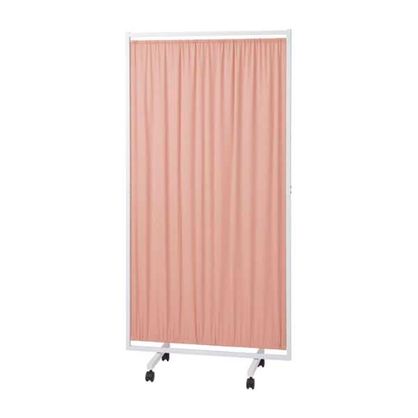 抗菌衝立スクリーン アミカルキャスターS ピンク