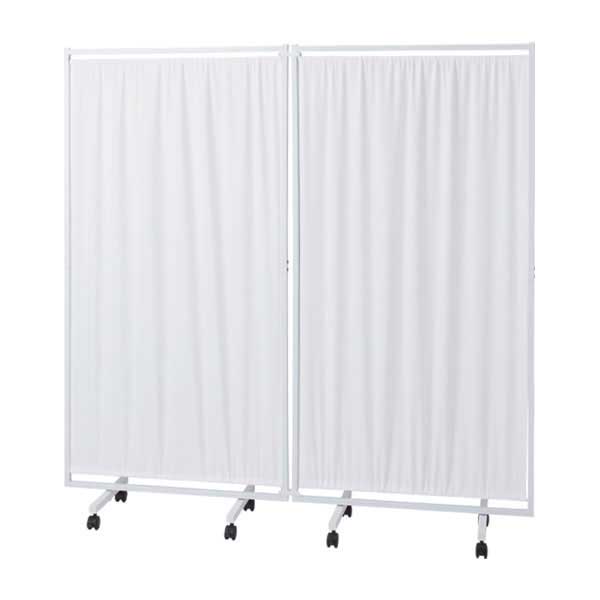 抗菌衝立スクリーン アミカルキャスターW ホワイト