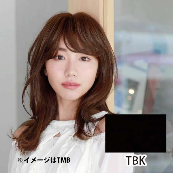 プリシラ 五分ウイッグ ニュアンスストレート GB-01 TBK(ブラック)