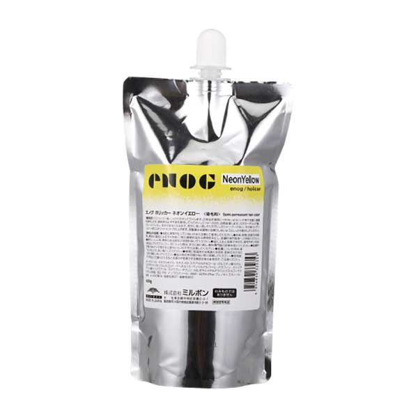 ミルボン エノグ ホリッカーライン ホリッカーネオンイエロー 400g