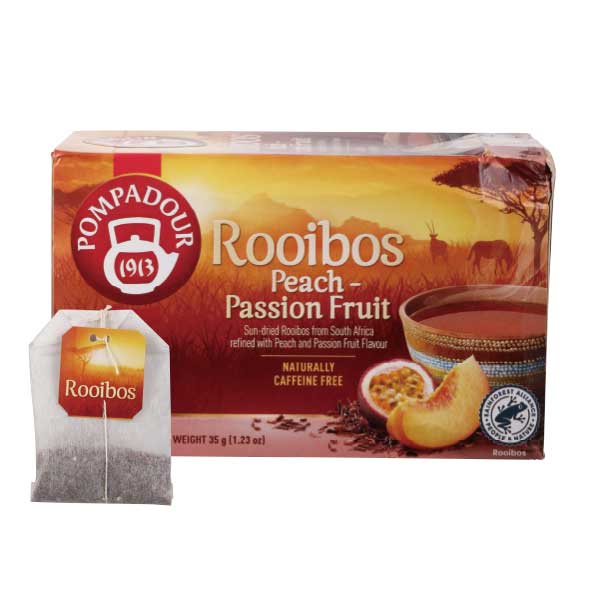 ＊ポンパドール ルイボスティー ピーチ＆ パッションフルーツ 1.75g×20包