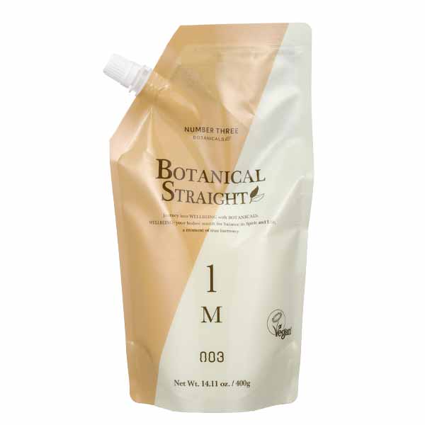 ナンバースリー ボタニカルストレート M/70 1剤 400g
