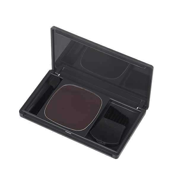 アモロス 黒彩 ヘアファンデーション ダークブラウン 8g(ケース・ブラシ・チップ付)