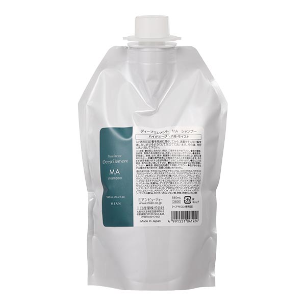 ミアンビューティー ディープエレメント MAシャンプー レフィル580ml