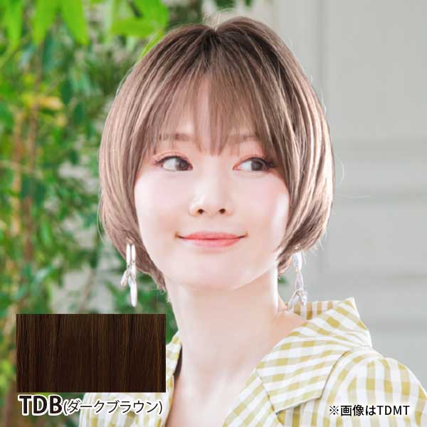 プリシラ 帽子ウィッグ BO-05 TDB(ダークブラウン)