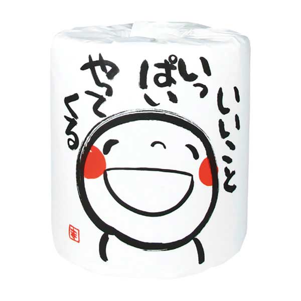 笑い文字トイレットロール いいこといっぱい（100セット）