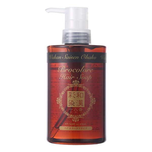 日本グランデックス 和漢彩染 十八番 ブロコローレヘアソープ レフィル350ml