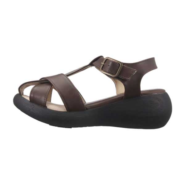 ナッツワールド クロスグルカサンダル ダークブラウン LL