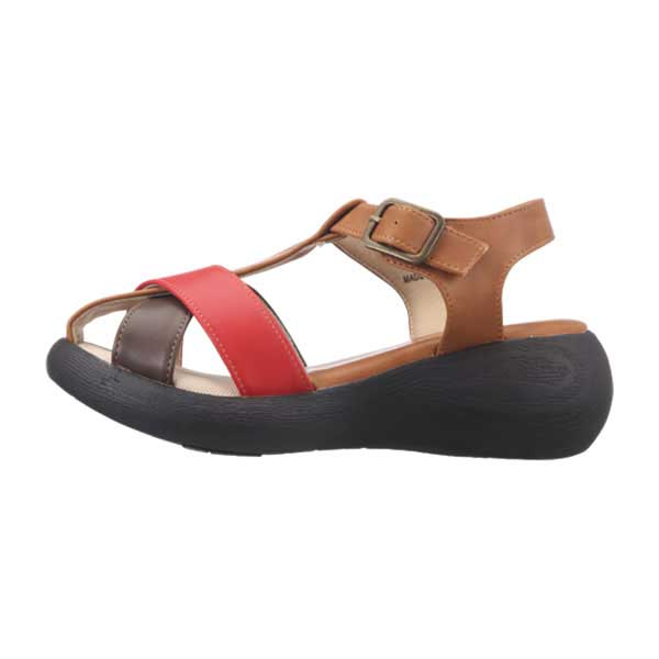 ナッツワールド クロスグルカサンダル レッド LL