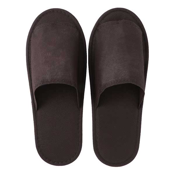不織布スリッパ(10足) ブラウン