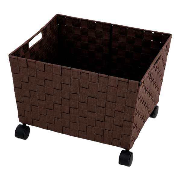 キャスター付収納バスケット