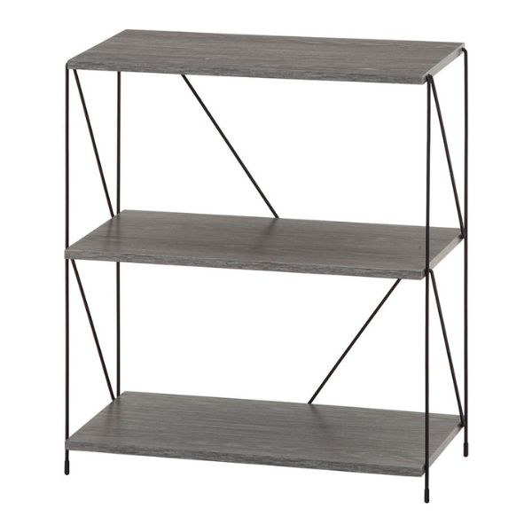 EZBOワイヤーラック3段 60幅 GY グレー