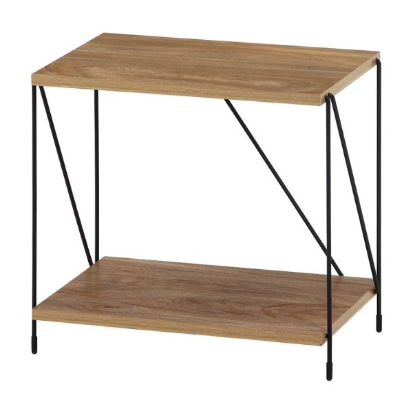 EZBOワイヤーラック2段 40幅 OAK NA オークナチュラル