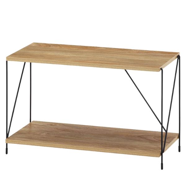 EZBOワイヤーラック2段 60幅 OAK NA オークナチュラル