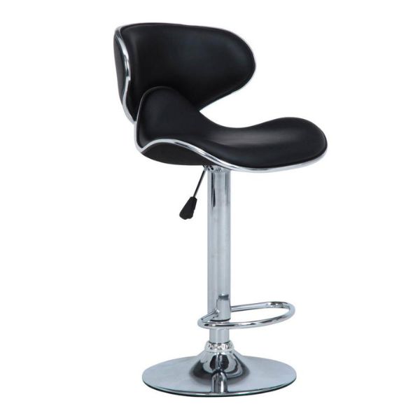 カウンターチェア シェル BK ブラック