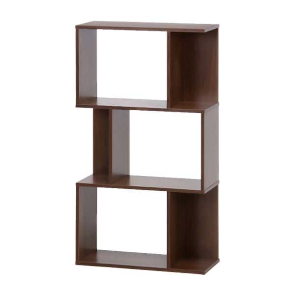 S型ディスプレイラック 3段 MBR ミディアムブラウン
