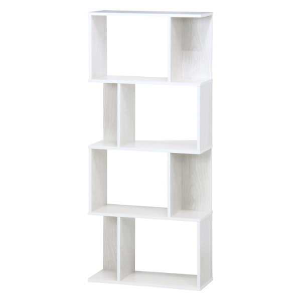 S型ディスプレイラック 4段 WHW ホワイトウォッシュ