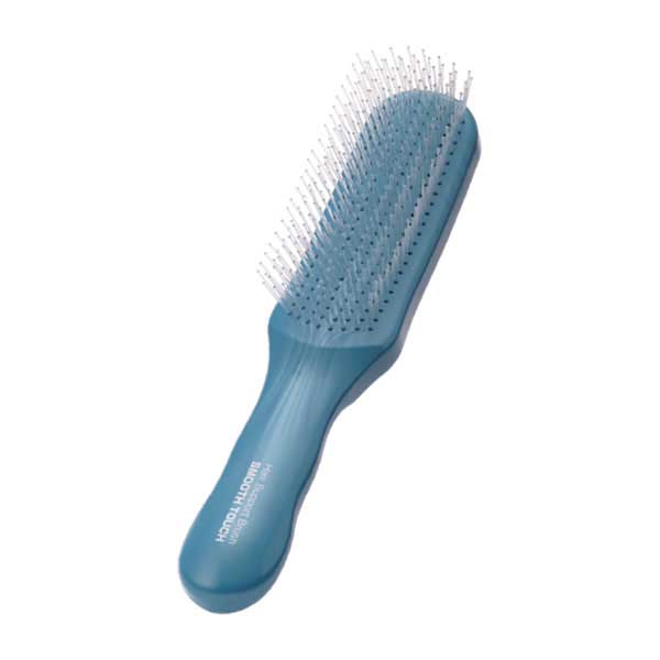 ヘアサポートブラシ スムースタッチ ブルー